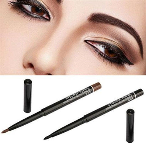 1PC Black/Brown Eyeliner Waterproof Long Lasting Eye Liner Pen Smoothly Pigment Makeup Cosmetics for Eyeshadow Eyeliner Pencil