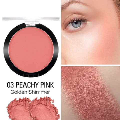 SACE LADY 7 Color Makeup Blush Natural Glow Powder Long Lasting Blush Pigmented Baked Cheek Rouge Matte Cosmetic Face Make up