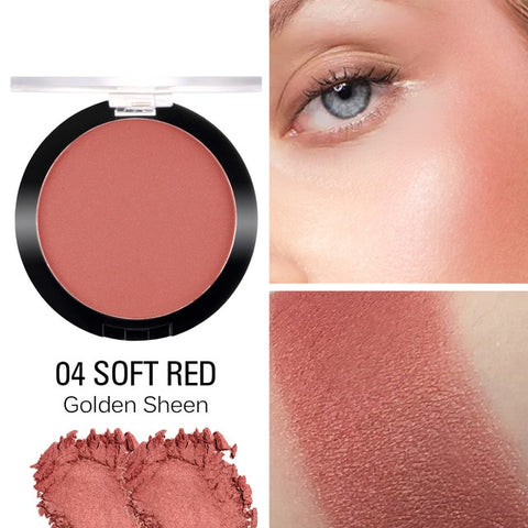 SACE LADY 7 Color Makeup Blush Natural Glow Powder Long Lasting Blush Pigmented Baked Cheek Rouge Matte Cosmetic Face Make up