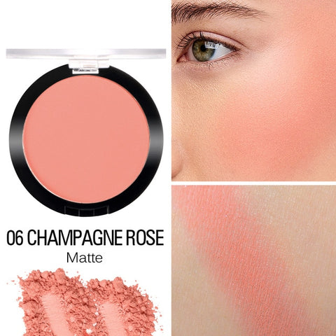 SACE LADY 7 Color Makeup Blush Natural Glow Powder Long Lasting Blush Pigmented Baked Cheek Rouge Matte Cosmetic Face Make up