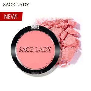 SACE LADY 7 Color Makeup Blush Natural Glow Powder Long Lasting Blush Pigmented Baked Cheek Rouge Matte Cosmetic Face Make up