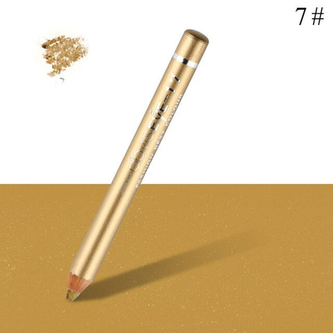 1pc Eyeliner Pen Highlighter Waterproof Eyeshadow Pencil Cosmetic Glitter EyeShadow Pen Cosmetic Glitter Eye Shadow Makeup Tools