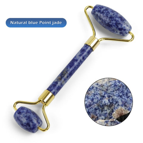 Natural Stone Face Roller Massager Facial Slim Lifting Tool Natural Amethyst Jade Roller Stone Wrinkle Remove Skin Beauty Care