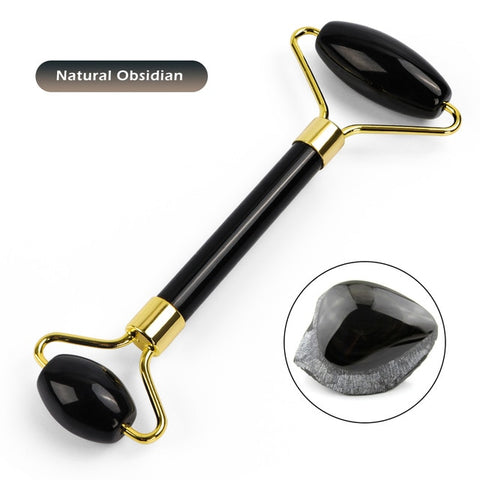 Natural Stone Face Roller Massager Facial Slim Lifting Tool Natural Amethyst Jade Roller Stone Wrinkle Remove Skin Beauty Care