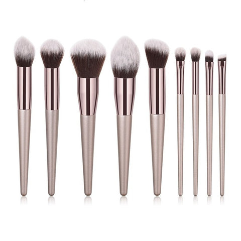 4-14pcs Makeup Brushes Set For Foundation Powder Blush Eyeshadow Concealer Lip Eye Make Up Brush With Bag Cosmetics Beauty Tools