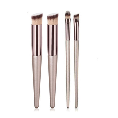 4-14pcs Makeup Brushes Set For Foundation Powder Blush Eyeshadow Concealer Lip Eye Make Up Brush With Bag Cosmetics Beauty Tools