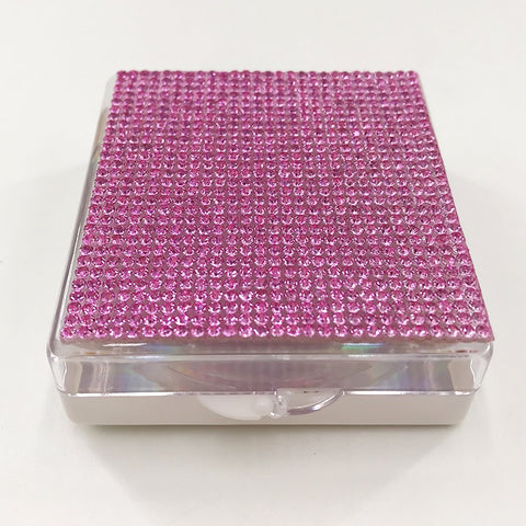 3D False Eyelashes Packaging Empty Lash Case Bling Glitter Eyelash Box without Eyelashes