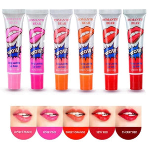 Romantic Peel Off Lipstick Waterproof Makeup Tearing Type Lip Gloss Film Magic Long Lasting Lip Tattoo Makeup Lip Tint