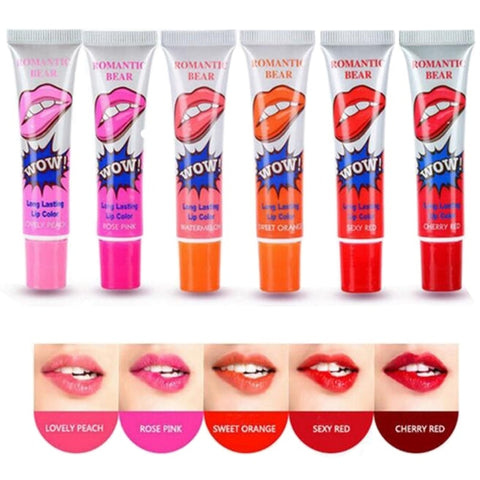 Romantic Peel Off Lipstick Waterproof Makeup Tearing Type Lip Gloss Film Magic Long Lasting Lip Tattoo Makeup Lip Tint