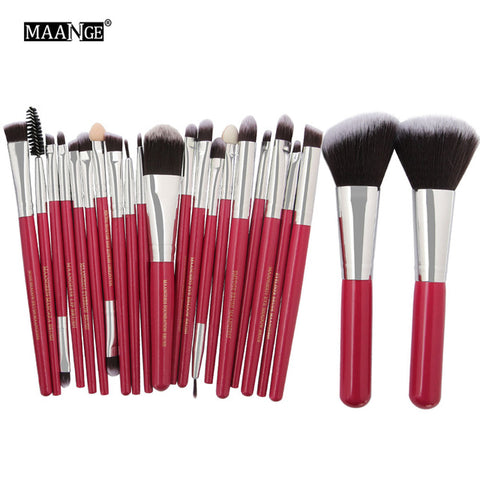 MAANGE 20/22Pcs Beauty Makeup Brushes Set Cosmetic Foundation Powder Blush Eye Shadow Lip Blend Make Up Brush Tool Kit Maquiagem