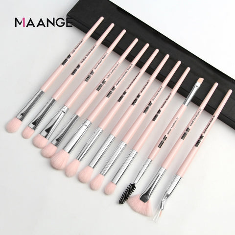 Makeup brushes set professional 12 pcs/lot Makeup Brushes Set Eye Shadow Blending Eyeliner Eyelash Eyebrow Brush For Makeup Tool