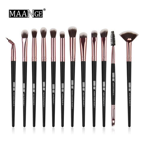 Makeup brushes set professional 12 pcs/lot Makeup Brushes Set Eye Shadow Blending Eyeliner Eyelash Eyebrow Brush For Makeup Tool