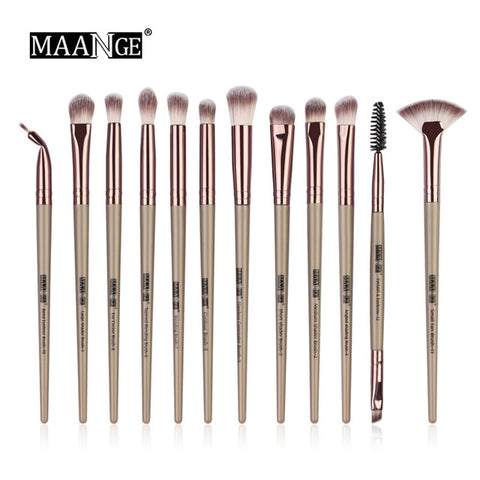 Makeup brushes set professional 12 pcs/lot Makeup Brushes Set Eye Shadow Blending Eyeliner Eyelash Eyebrow Brush For Makeup Tool