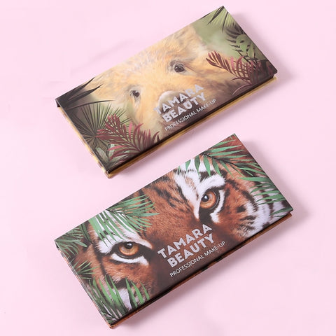 Eyeshadow Pallete 12 Color Colorful Waterproof Concealer Makeup Pallete Lasting-Effect Eye Shadow Animal Pig Tiger Eyeshadow