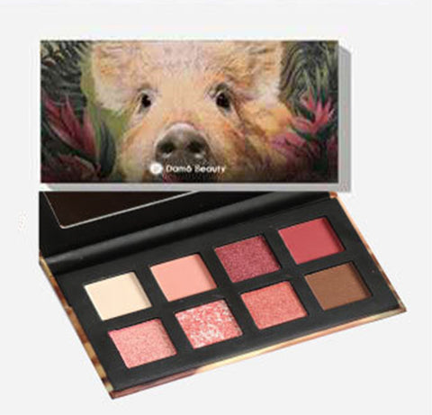 Eyeshadow Pallete 12 Color Colorful Waterproof Concealer Makeup Pallete Lasting-Effect Eye Shadow Animal Pig Tiger Eyeshadow