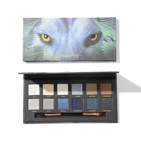 Eyeshadow Pallete 12 Color Colorful Waterproof Concealer Makeup Pallete Lasting-Effect Eye Shadow Animal Pig Tiger Eyeshadow