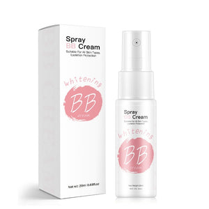 Spray bb creme corretivo clarear branqueamento base hidratante rosto fundação maquiagem beleza cuidados com a pele