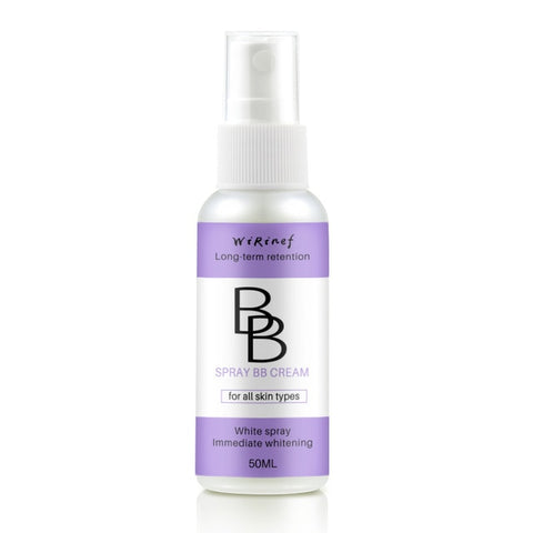 Spray bb creme corretivo clarear branqueamento base hidratante rosto fundação maquiagem beleza cuidados com a pele