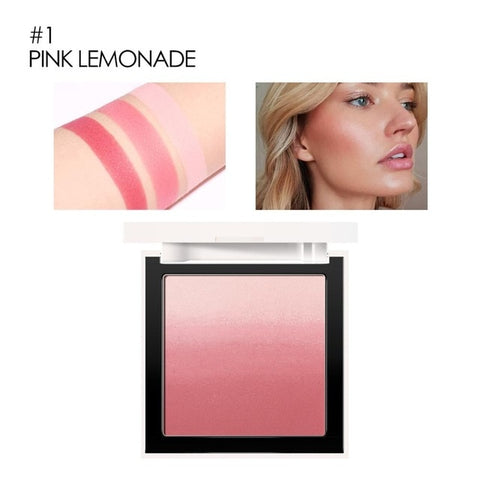 Focallure rosto blush paleta natural rosa bochecha impermeável longa duração sedoso laranja em pó profissional blush maquiagem