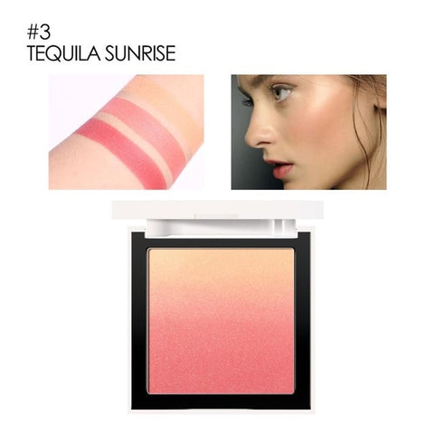 Focallure rosto blush paleta natural rosa bochecha impermeável longa duração sedoso laranja em pó profissional blush maquiagem