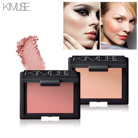 KIMUSE Blush Powder  Cheek Rouge Blusher Powder pressed Foundation Face Makeup Blusher Minerals Palettes Blusher