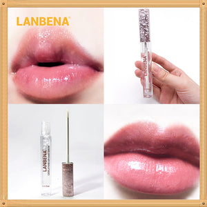 LANBENA Updated Version Lip Plumper Serum Lip Mask Reduce Fine Lines Increase Lip Elasticity Resist Aging Moisturizing Lip Care