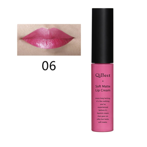 Qibest 34 colors Serie1 Lipstick liquid Beauty Cosmetic Makeup Long Lasting matt Red Pink Color Lip Stick Lip Tint Make Up Q1617