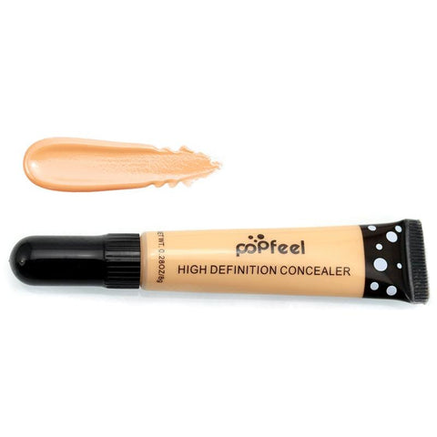 POPFEEL 1 PC Face Makeup Base Concealer Eye Contour Corrector Cream Makeup Foundation  11 choice and comestic Puff TSLM2