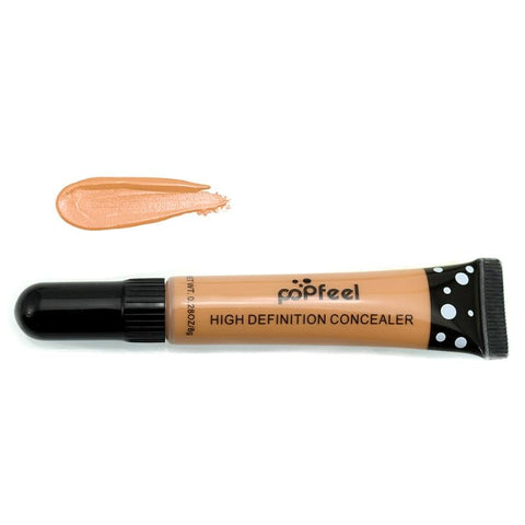 POPFEEL 1 PC Face Makeup Base Concealer Eye Contour Corrector Cream Makeup Foundation  11 choice and comestic Puff TSLM2