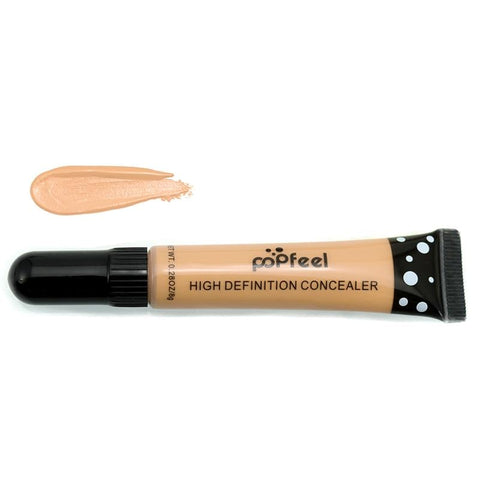 POPFEEL 1 PC Face Makeup Base Concealer Eye Contour Corrector Cream Makeup Foundation  11 choice and comestic Puff TSLM2