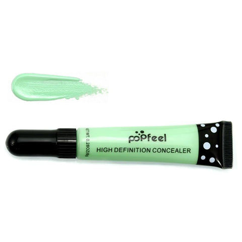 POPFEEL 1 PC Face Makeup Base Concealer Eye Contour Corrector Cream Makeup Foundation  11 choice and comestic Puff TSLM2