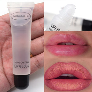 Big Lips Gloss Base Moisturizer Plumper Lip Gloss Long Lasting Sexy Lips Pump Transparent Waterproof Volume Lip Clear Lipgloss