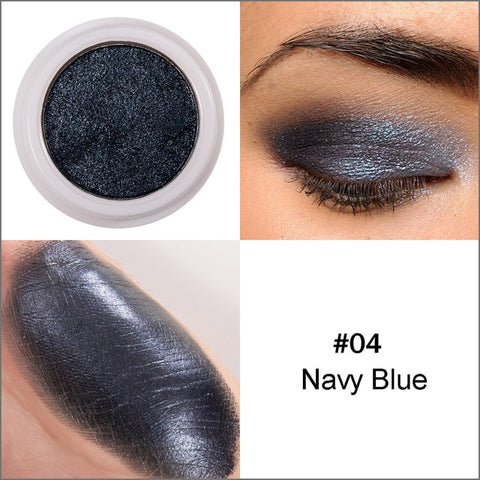 HANDAIYAN Single Glitter Eye Shadow Pallete Long-Lasting Waterproof Soft Shimmer Eye Makeup Metallic Gel Eyeshadow Pigment