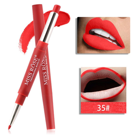 Miss Rose Top Brand Lip Liner Matte Lip Pencil Long-lasting Waterproof Moisturizing Lipsticks Makeup Sexy Lips Contour Cosmetics