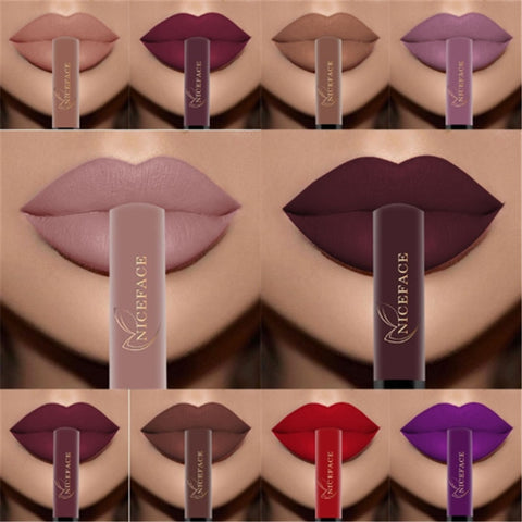 Velvet 30 color liquid lipstick sexy nude color matte liquid lipstick waterproof lasting moisturizing lip gloss cosmetics