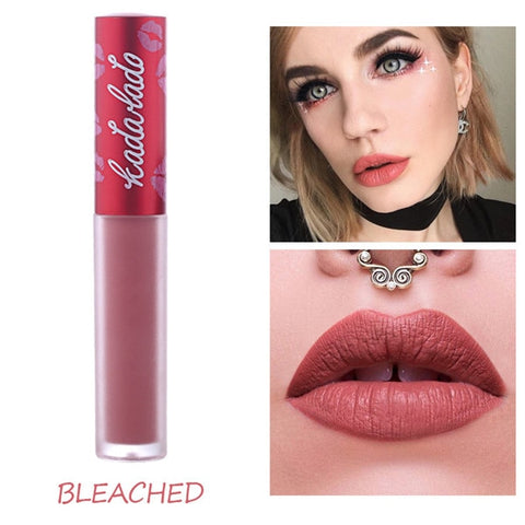 KADALADO Brand Make Up Waterproof Nude Lipstick Long Lasting Liquid Matte Lipstick Pen Lip Gloss Cosmetics Lipgloss Lip Makeup