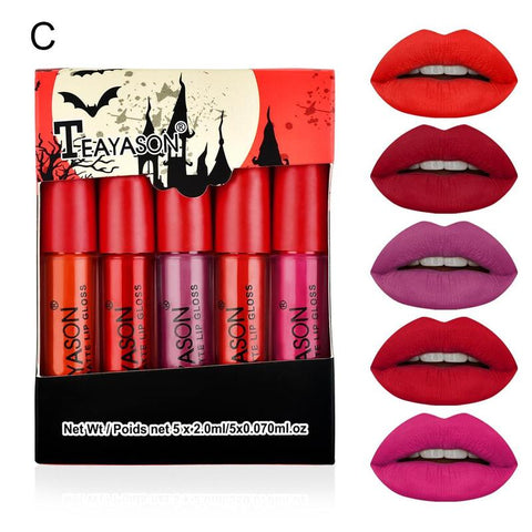 Women's Gift Matte Liquid Lipstick Set Long-Lasting Matte Lip Stick Make Up Waterproof Velvet Batom Nude Sexy Lip Gloss Cosmetic