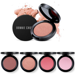 1 Pc Blush Baked Cheek Face Blusher Texture Baked Blush Face Base Mineral Blusher Palette Blush Makeup 6 Colors