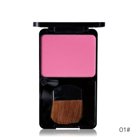 Music Flower Face Makeup Sleek Cheeks peach Powder Blush Palette Make Up Facial Bronzer Matte Blusher With Brush waterproof