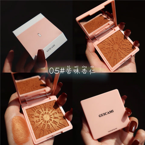 Makeup Blush Palette Face Contour Cheek Blusher Shimmer Glitter Highlighter Bronzer Palette paleta de blush Powder Highlight