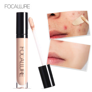 FOCALLURE Full Coverage Makeup Liquid Concealer Convenient Eye Concealer Cream Waterproof Make Up Base Cosmetic Concealer