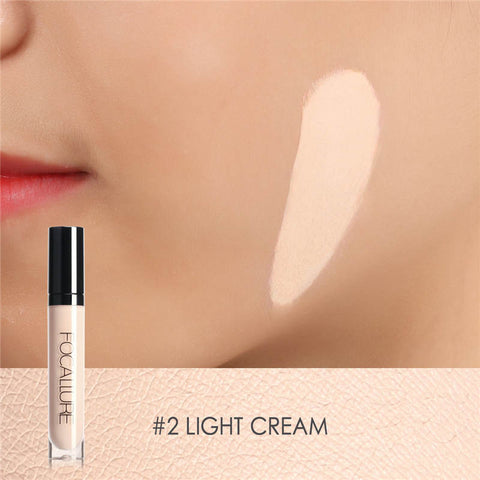 FOCALLURE Full Coverage Makeup Liquid Concealer Convenient Eye Concealer Cream Waterproof Make Up Base Cosmetic Concealer