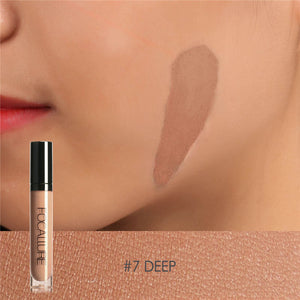 FOCALLURE Full Coverage Makeup Liquid Concealer Convenient Eye Concealer Cream Waterproof Make Up Base Cosmetic Concealer