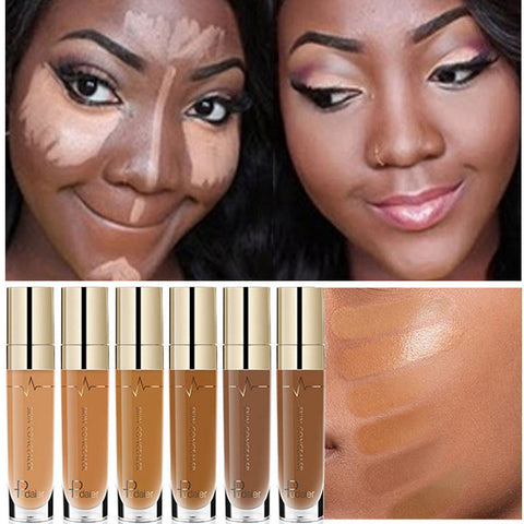 Face Contour Concealer Liquid Waterproof Full Coverage Foundation Corrector Palette Base Professional Makeup For Dark Skin