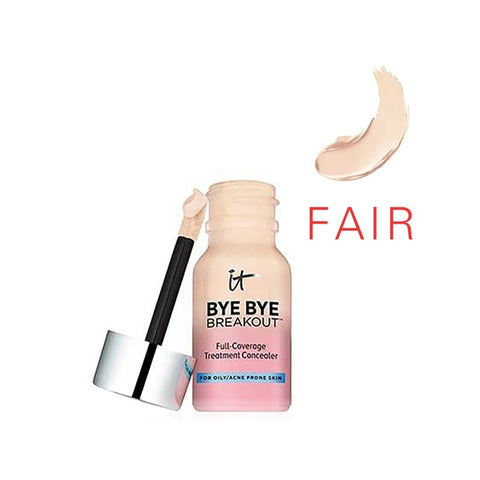 Face Concealer Makeup Cream it Cosmetics Full-Coverage Matte Base Treatment Concealer For Oily/Acne Prone Skin