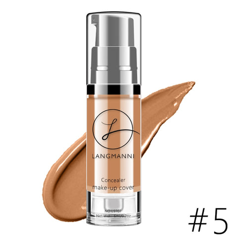 Hot 6 Colors Face Concealer Cream Beauty Full Cover Contouring Makeup Waterproof Hide Blemish Foundation Base Primer Cosmetic