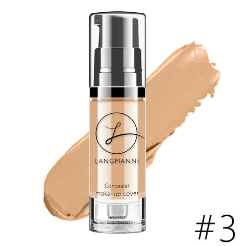 Full Skin Concealer Foundation Cream Face Professional Blemish Cover Dark Spot Tattoo Contour Makeup Liquid Concealer Cosmetic