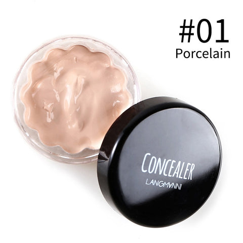 Concealer Cream Oil-control Long-lasting Full Coverage Base Makeup Silky Smooth Texture Covering Eye Dark Circle Tattoo