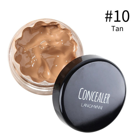 Concealer Cream Oil-control Long-lasting Full Coverage Base Makeup Silky Smooth Texture Covering Eye Dark Circle Tattoo