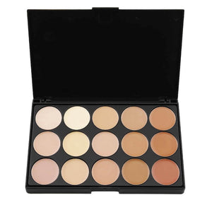 2019 Concealer Palette Makeup 15 Colors Cream Professional Base Palette Matte Pigment Camouflage Facial Contour Palette Cosmetic